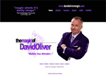Tablet Screenshot of davidolivermagic.com